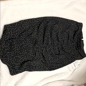 Zara polka dot midi skirt xs